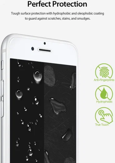 Ringke DualEasy Anti-Stof Screen Protector Apple iPhone 8 [2-Pack] afbeelding 8
