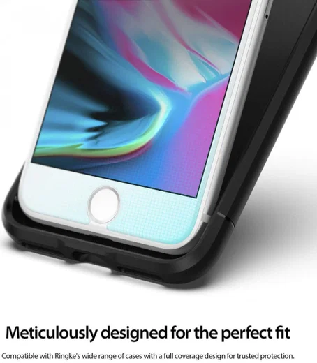 Ringke DualEasy Anti-Stof Screen Protector Apple iPhone 8 [2-Pack] afbeelding 9