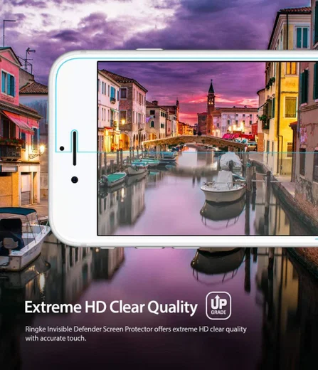 Ringke DualEasy Anti-Stof Screen Protector Apple iPhone 8 [2-Pack] afbeelding 11