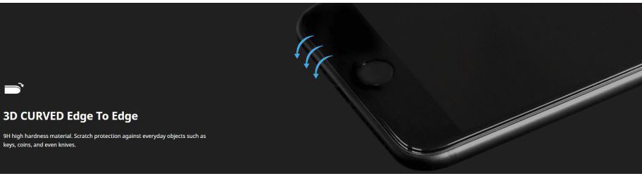 RhinoShield 3D Curved Edge to Edge Tempered Glass OnePlus 6 Zwart afbeelding 8