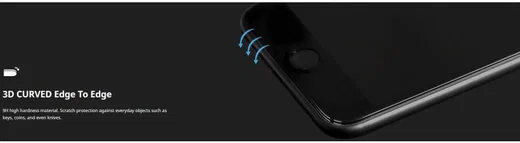 RhinoShield 3D Curved Edge to Edge Tempered Glass OnePlus 6 Zwart afbeelding 8