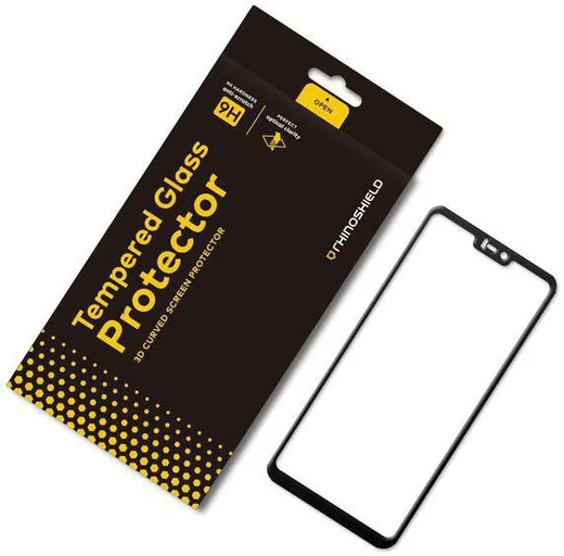 RhinoShield 3D Curved Edge to Edge Tempered Glass OnePlus 6 Zwart afbeelding 2