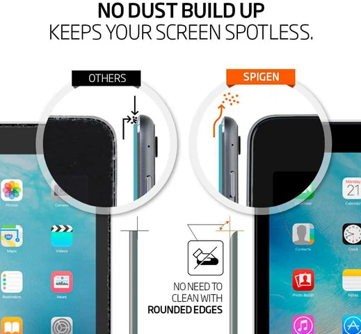 Spigen Apple iPad  2017 / 2018 Tempered Glass Screen Protector afbeelding 3