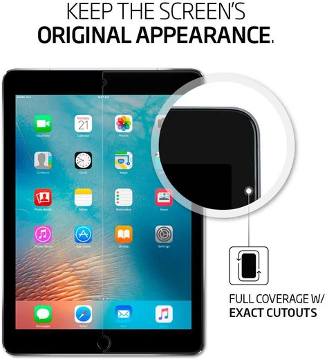 Spigen Apple iPad  2017 / 2018 Tempered Glass Screen Protector afbeelding 5
