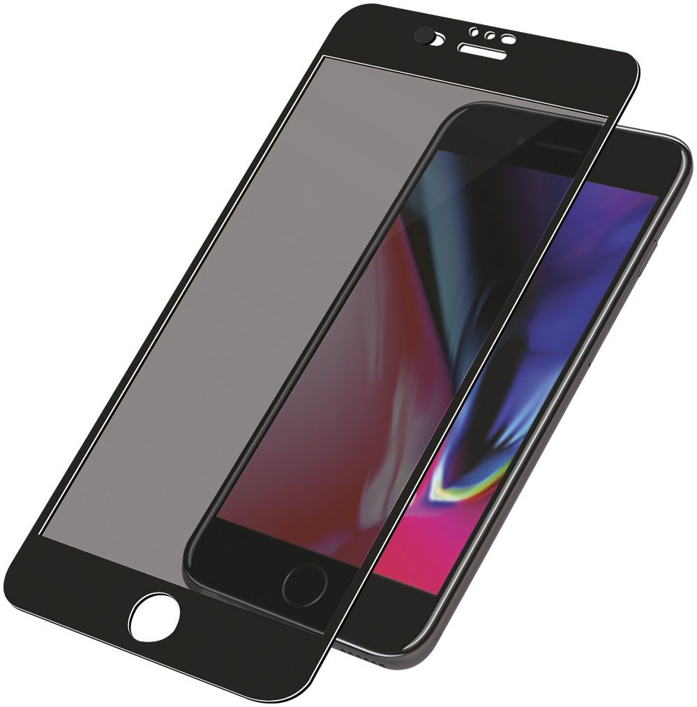 PanzerGlass iPhone 7/8 Screen Protector Privacy Camslider CF Zwart afbeelding 5