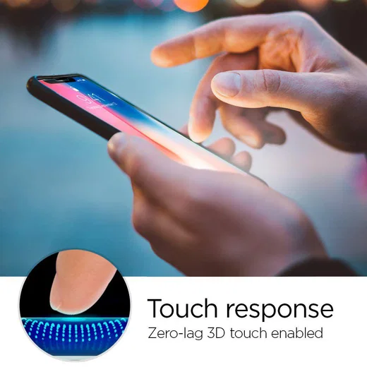 Spigen Glas t.R EZ Fit Apple iPhone XR Screen Protector Tempered Glass afbeelding 7