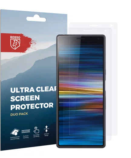 Rosso Sony Xperia 10 Ultra Clear Screen Protector Duo Pack afbeelding 9