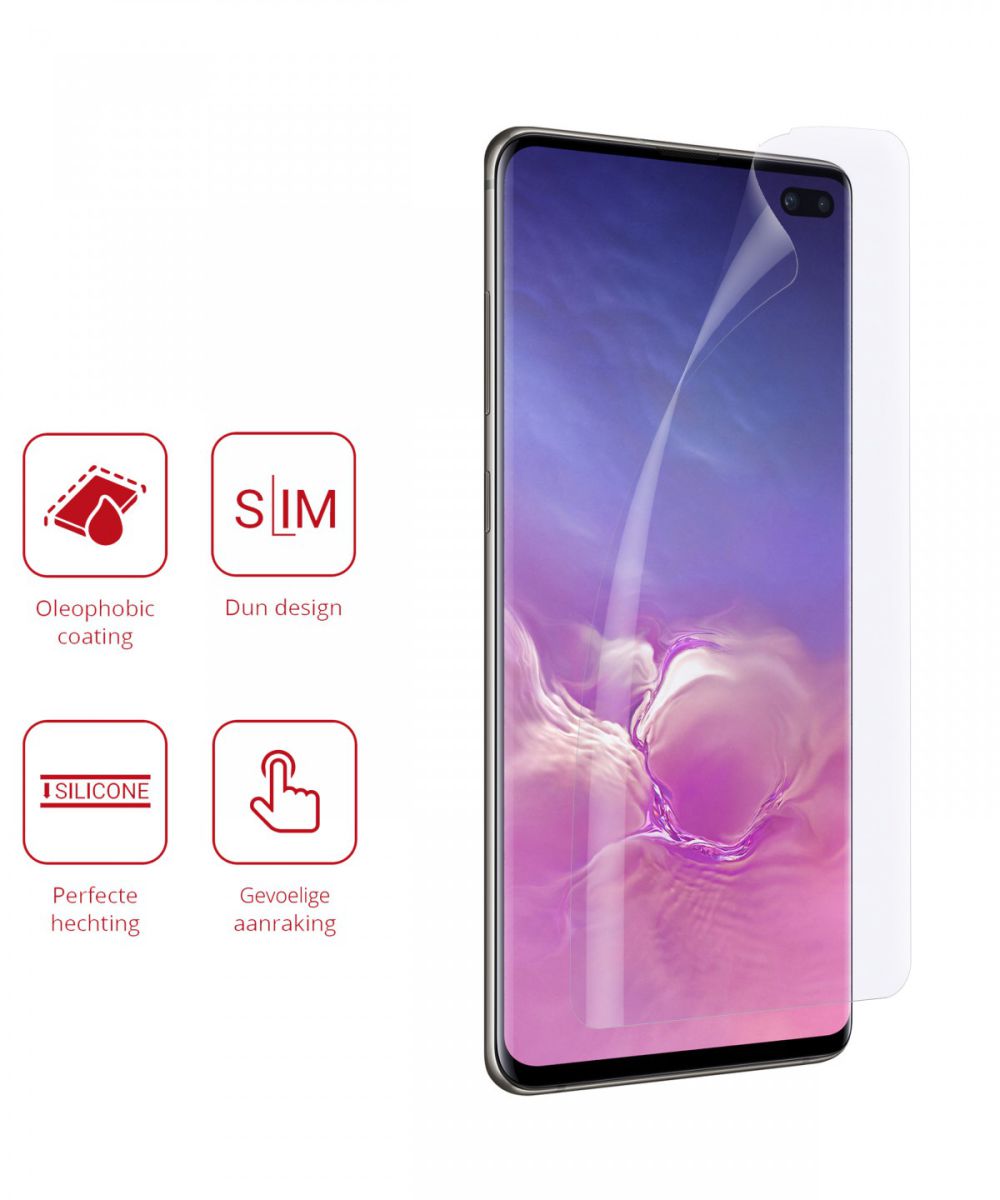 Rosso Samsung Galaxy S10 Plus Ultra Clear Screen Protector Duo Pack afbeelding 2