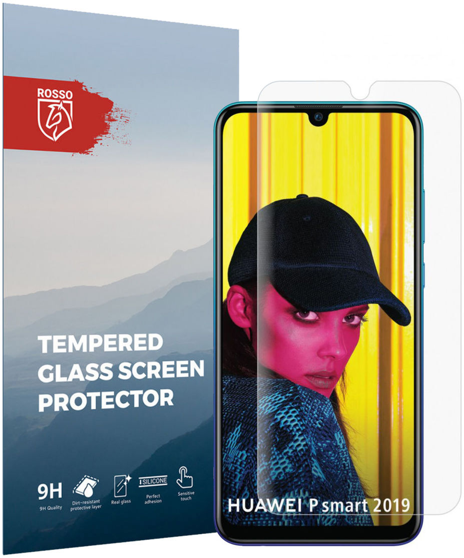 Rosso Huawei P Smart (2019) 9H Tempered Glass Screen Protector afbeelding 1
