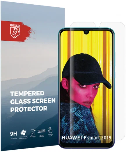 Rosso Huawei P Smart (2019) 9H Tempered Glass Screen Protector afbeelding 1