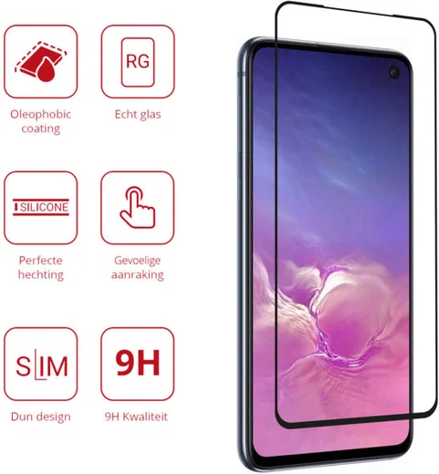 Rosso Samsung Galaxy S10E 9H Tempered Glass Screen Protector afbeelding 2