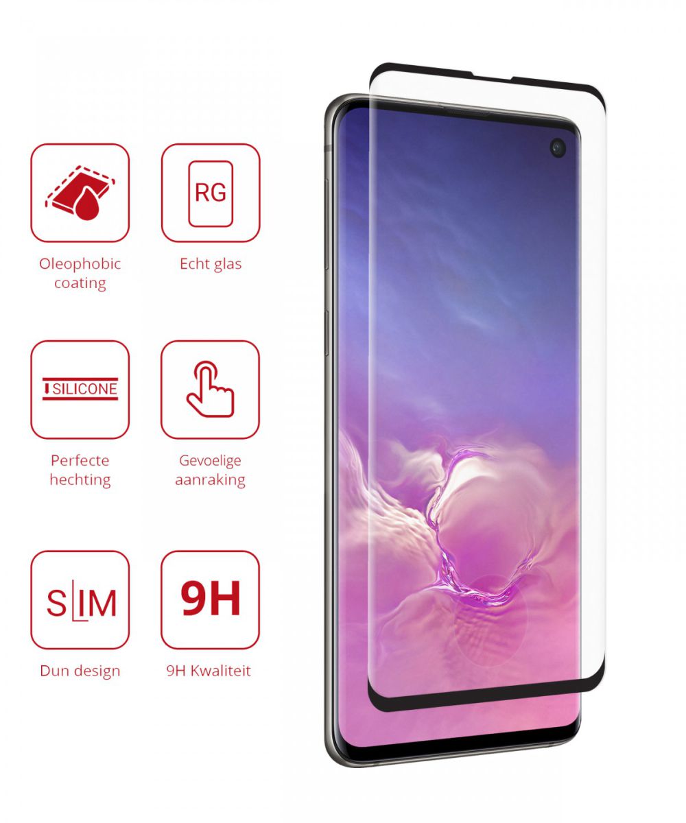 Rosso Samsung Galaxy S10 9H Tempered Glass Screen Protector afbeelding 4