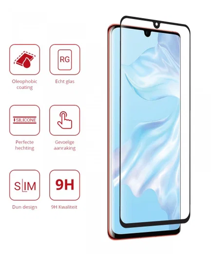 Rosso Huawei P30 Pro 9H Tempered Glass Screen Protector afbeelding 2
