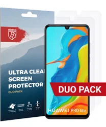Rosso Huawei P30 Lite Ultra Clear Screen Protector Duo Pack afbeelding