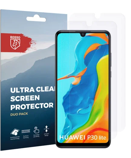 Rosso Huawei P30 Lite Ultra Clear Screen Protector Duo Pack afbeelding 10
