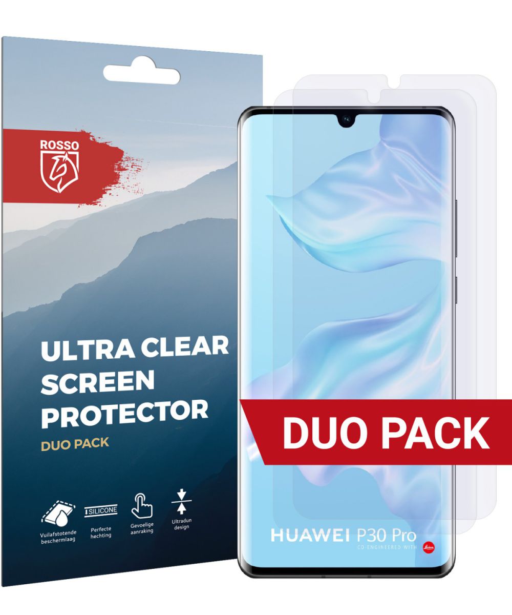 Rosso Huawei P30 Pro Ultra Clear Screen Protector Duo Pack afbeelding 1