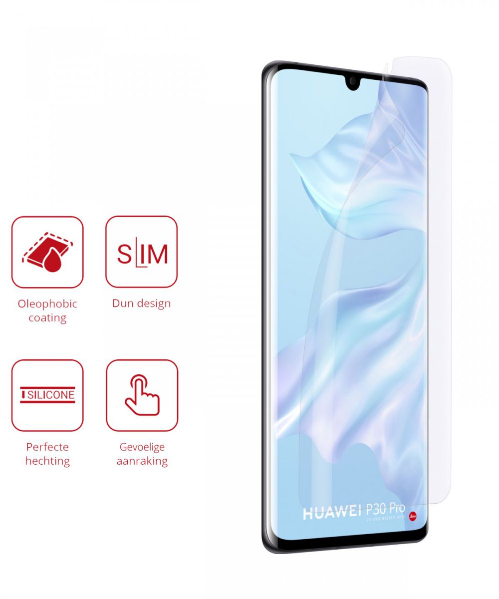 Rosso Huawei P30 Pro Ultra Clear Screen Protector Duo Pack afbeelding 2