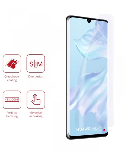 Rosso Huawei P30 Pro Ultra Clear Screen Protector Duo Pack afbeelding 2
