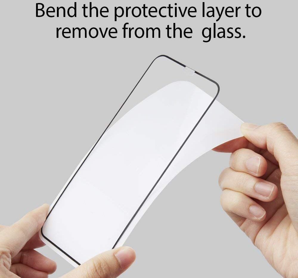 Spigen Apple iPhone XS / X Full Cover Tempered Glass Screen Protector afbeelding 6