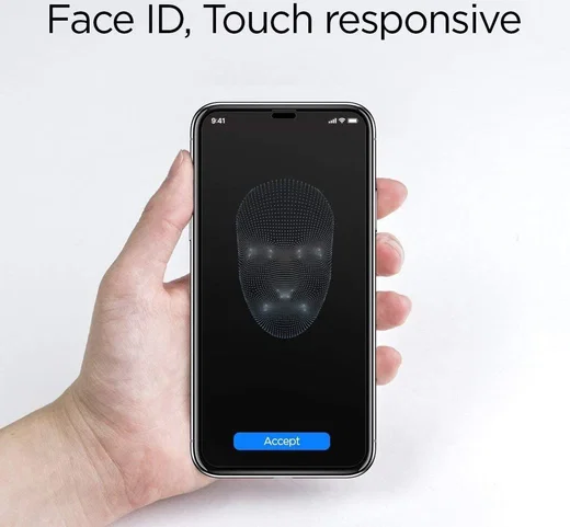 Spigen Apple iPhone XR Full Cover Tempered Glass Screen Protector afbeelding 5