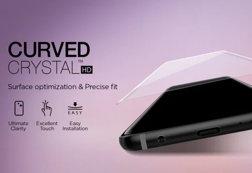 Spigen Curved Crystal Samsung Galaxy S9 Plus Screen Protector (2 Pack) afbeelding 8