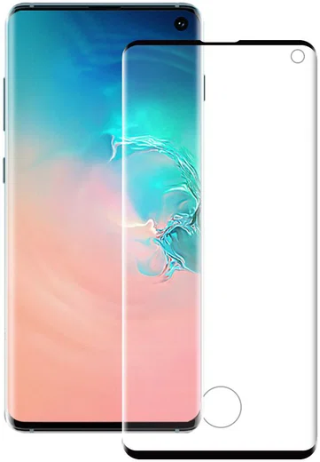 Eiger Samsung Galaxy S10 Tempered Glass Case Friendly Gebogen afbeelding 4