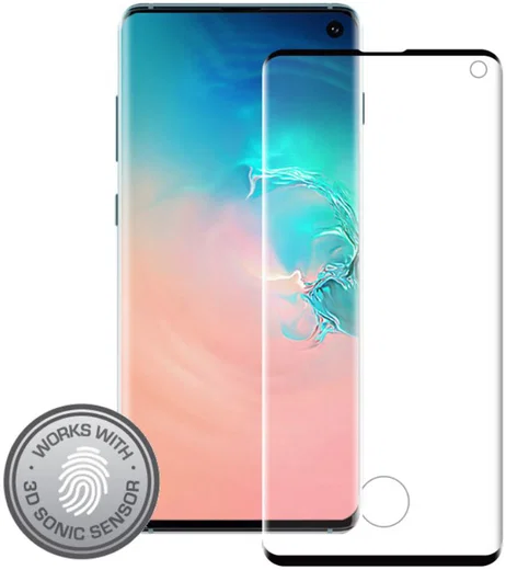 Eiger Samsung Galaxy S10 Tempered Glass Case Friendly Gebogen afbeelding 5