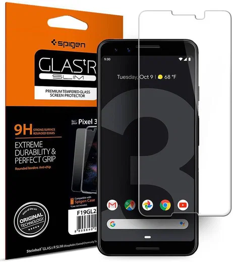 Spigen Google Pixel 3 Tempered Glass Screen Protector afbeelding 1