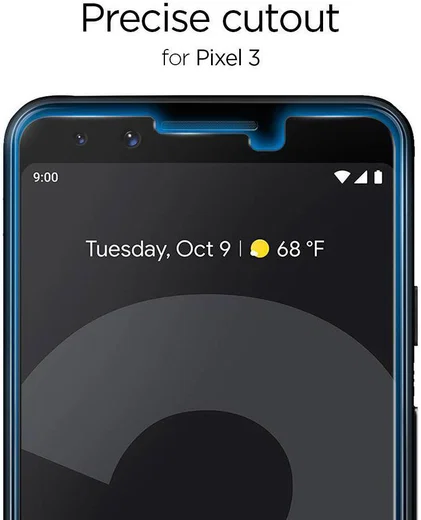 Spigen Google Pixel 3 Tempered Glass Screen Protector afbeelding 2