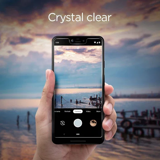 Spigen Google Pixel 3 XL Tempered Glass Screen Protector afbeelding 6