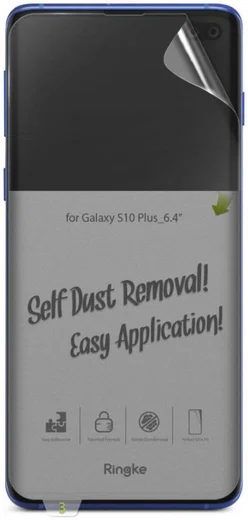Ringke Dual Easy Samsung Galaxy S10 Plus Screen Protector (2-Pack) afbeelding 15