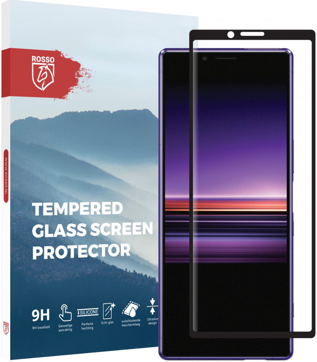 Rosso Sony Xperia 1 9H Tempered Glass Screen Protector afbeelding 1