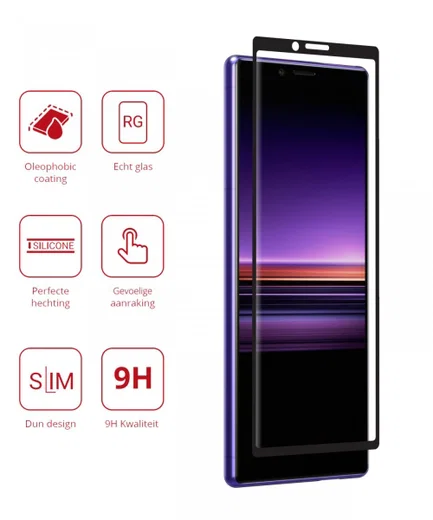 Rosso Sony Xperia 1 9H Tempered Glass Screen Protector afbeelding 2