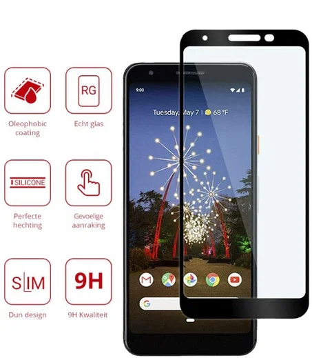 Rosso Google Pixel 3a 9H Tempered Glass Screen Protector afbeelding 2
