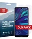 Rosso Huawei Y7 (2019) Ultra Clear Screen Protector Duo Pack afbeelding 1