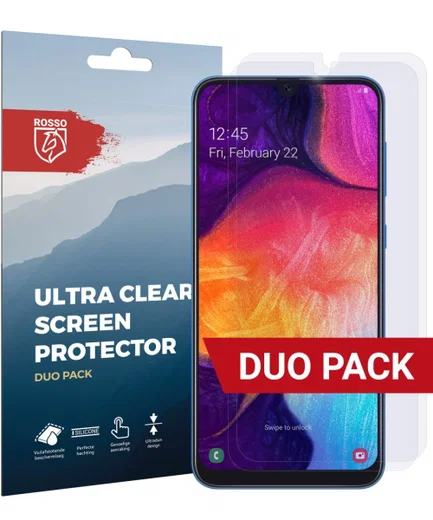 Rosso Samsung Galaxy A50 / M21 Ultra Clear Screen Protector Duo Pack afbeelding 1
