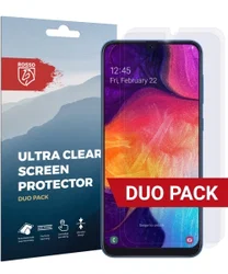 Rosso Samsung Galaxy A50 / M21 Ultra Clear Screen Protector Duo Pack afbeelding
