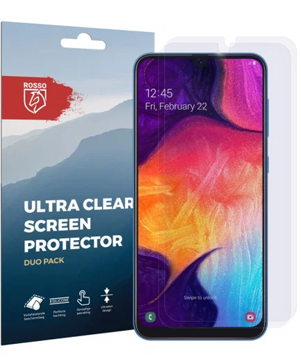 Rosso Samsung Galaxy A50 / M21 Ultra Clear Screen Protector Duo Pack afbeelding 10
