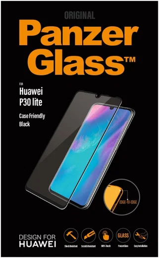 PanzerGlass Huawei P30 Lite Case Friendly Screenprotector afbeelding 1