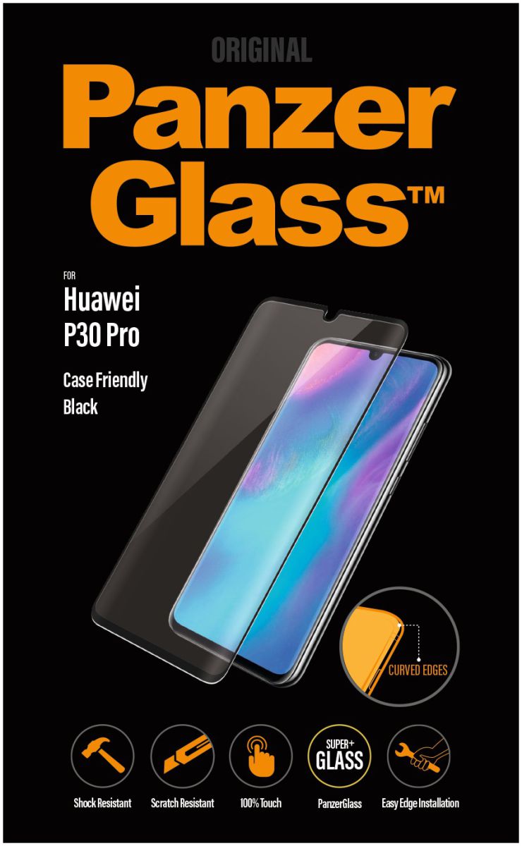 PanzerGlass Huawei P30 Pro Case Friendly Screenprotector afbeelding 1