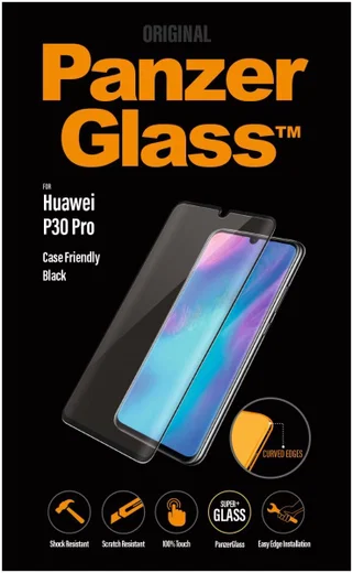 PanzerGlass Huawei P30 Pro Case Friendly Screenprotector afbeelding 1