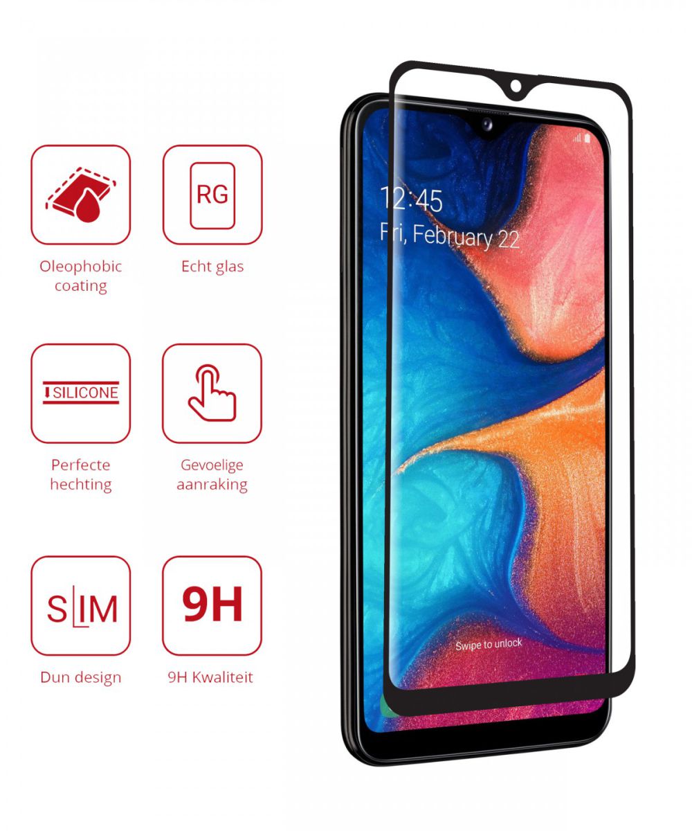 Rosso Samsung Galaxy A20E 9H Tempered Glass Screen Protector afbeelding 2
