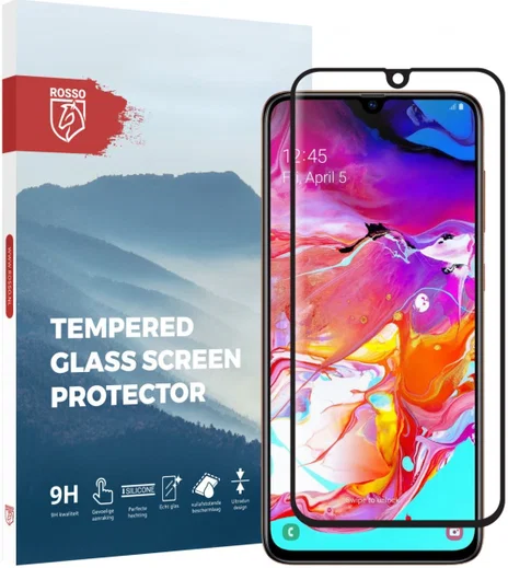 Rosso Samsung Galaxy A70 9H Tempered Glass Screen Protector afbeelding 1