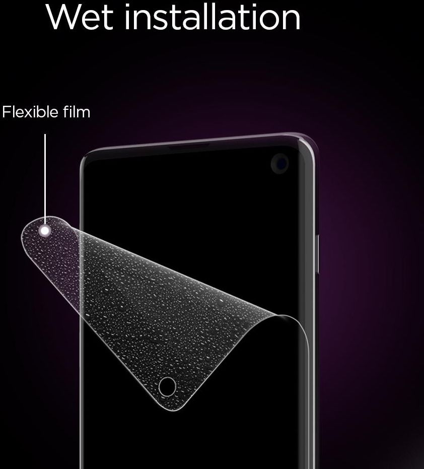 Spigen Film Neo Flex Screen Protector Samsung Galaxy S10E afbeelding 5