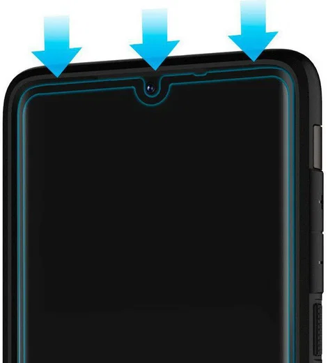 Spigen Huawei P30 Tempered Glass Screen Protector Zwart afbeelding 4