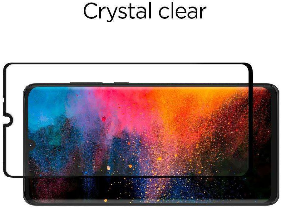 Spigen Huawei P30 Lite Tempered Glass Screen Protector Zwart afbeelding 2