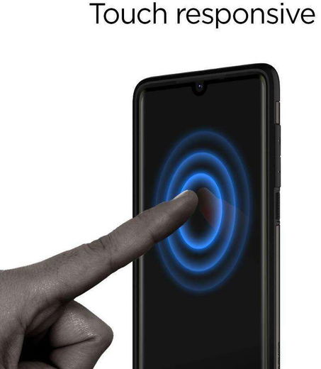 Spigen Huawei P30 Lite Tempered Glass Screen Protector Zwart afbeelding 3