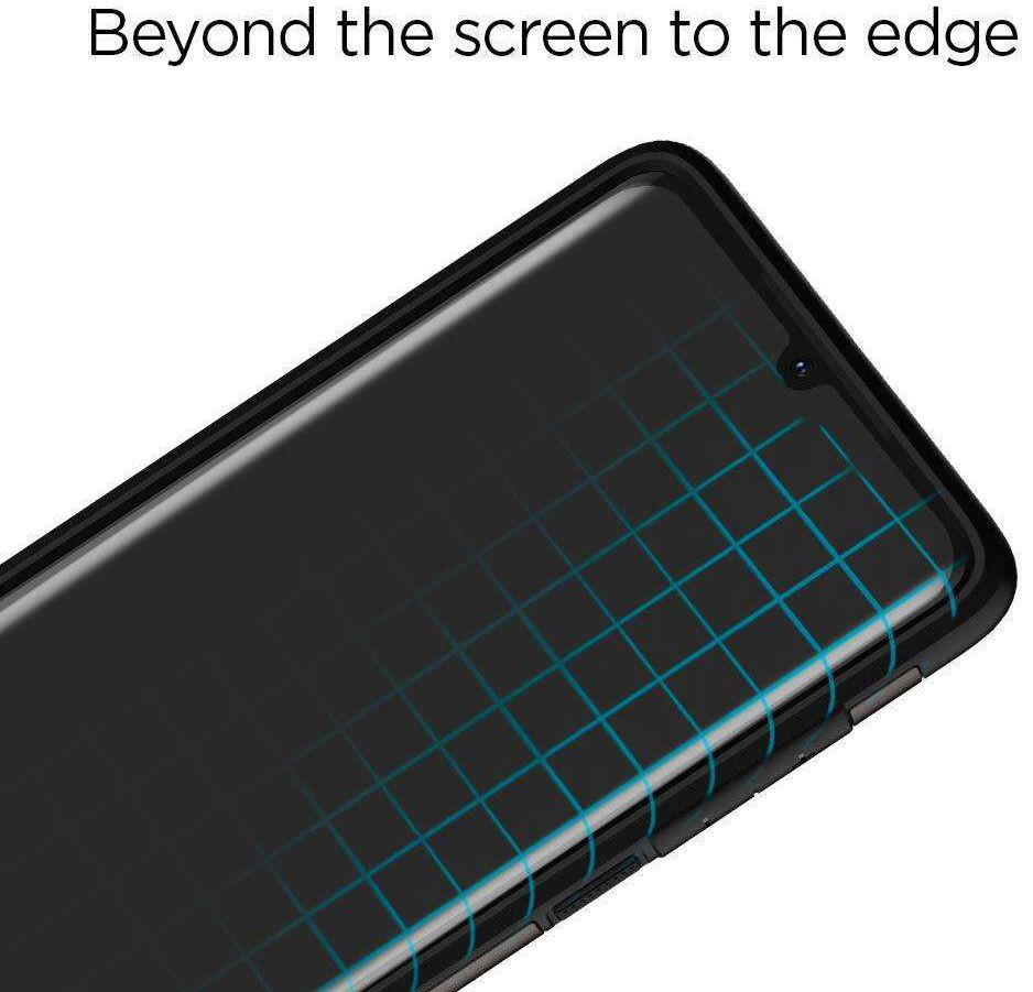 Spigen Huawei P30 Lite Tempered Glass Screen Protector Zwart afbeelding 4