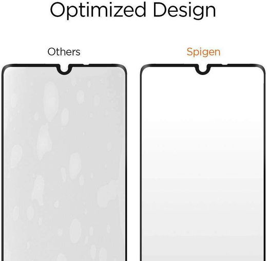 Spigen Huawei P30 Lite Tempered Glass Screen Protector Zwart afbeelding 6
