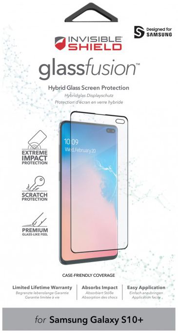 InvisibleSHIELD GlassFusion Protector Samsung Galaxy S10 Plus afbeelding 6